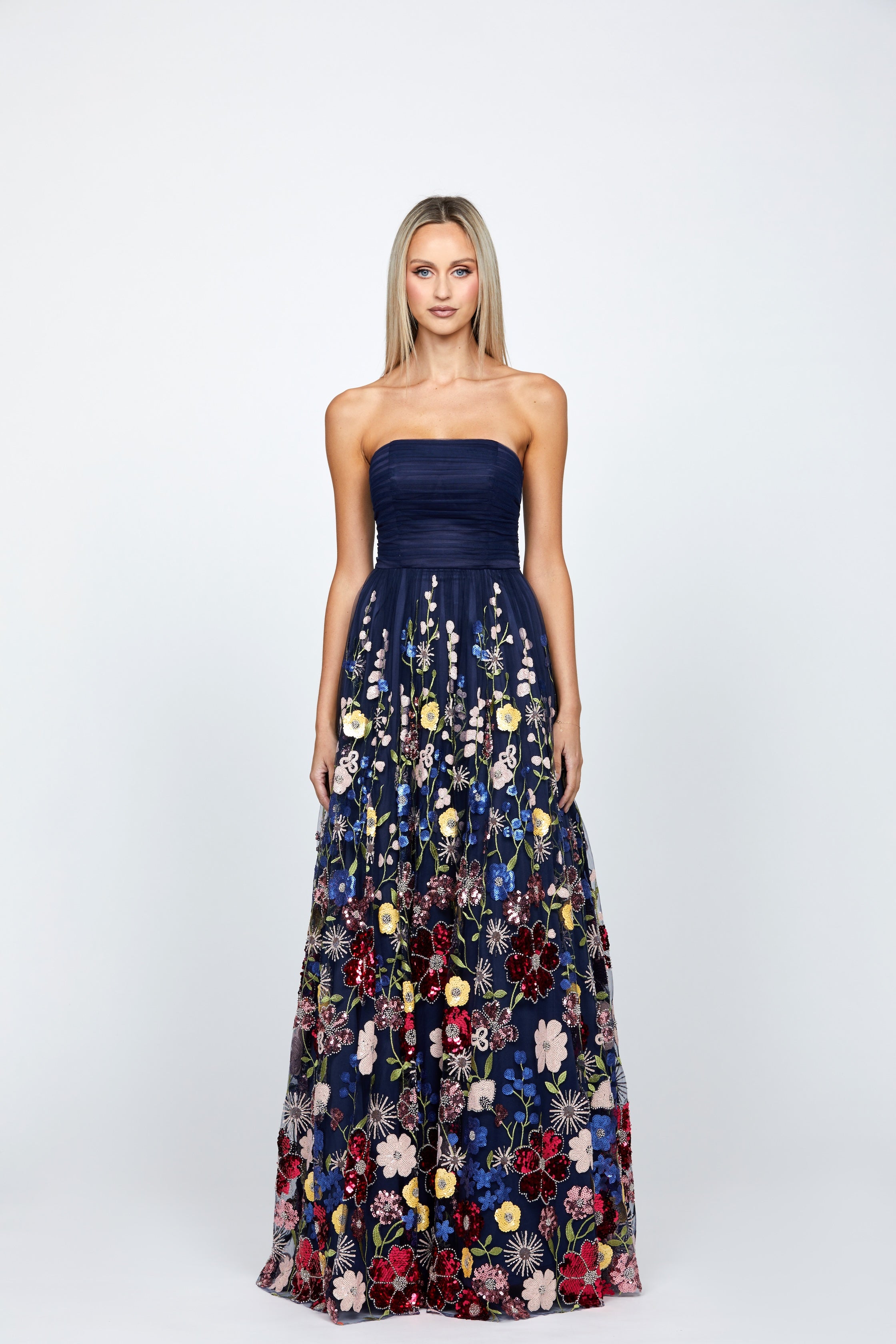 Veera Strapless Ballgown - Elegant Formal Wedding Dress for Brides & Prom - Perfect for Evening Galas, Red Carpet Events & Special Occasions