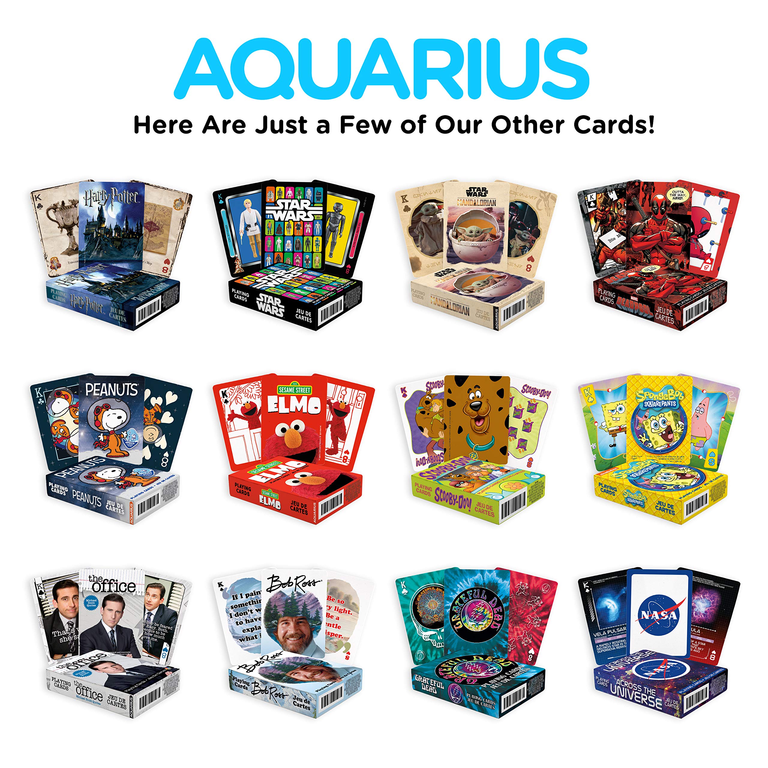 AQUARIUS Weed Playing Cards - Premium Weed-Themed Deck for Poker, Blackjack & Card Games - Collectible Cannabis Merchandise - Standard Poker Size with Linen Finish - Perfect for Game Nights & 420 Parties