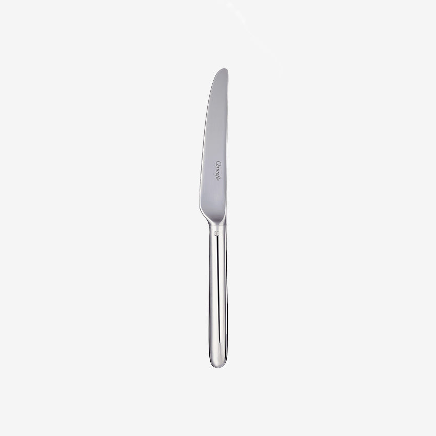 Christofle Silver Plated Mood Dessert Knife - Elegant Cake & Pastry Serving Utensil for Fine Dining & Special Occasions