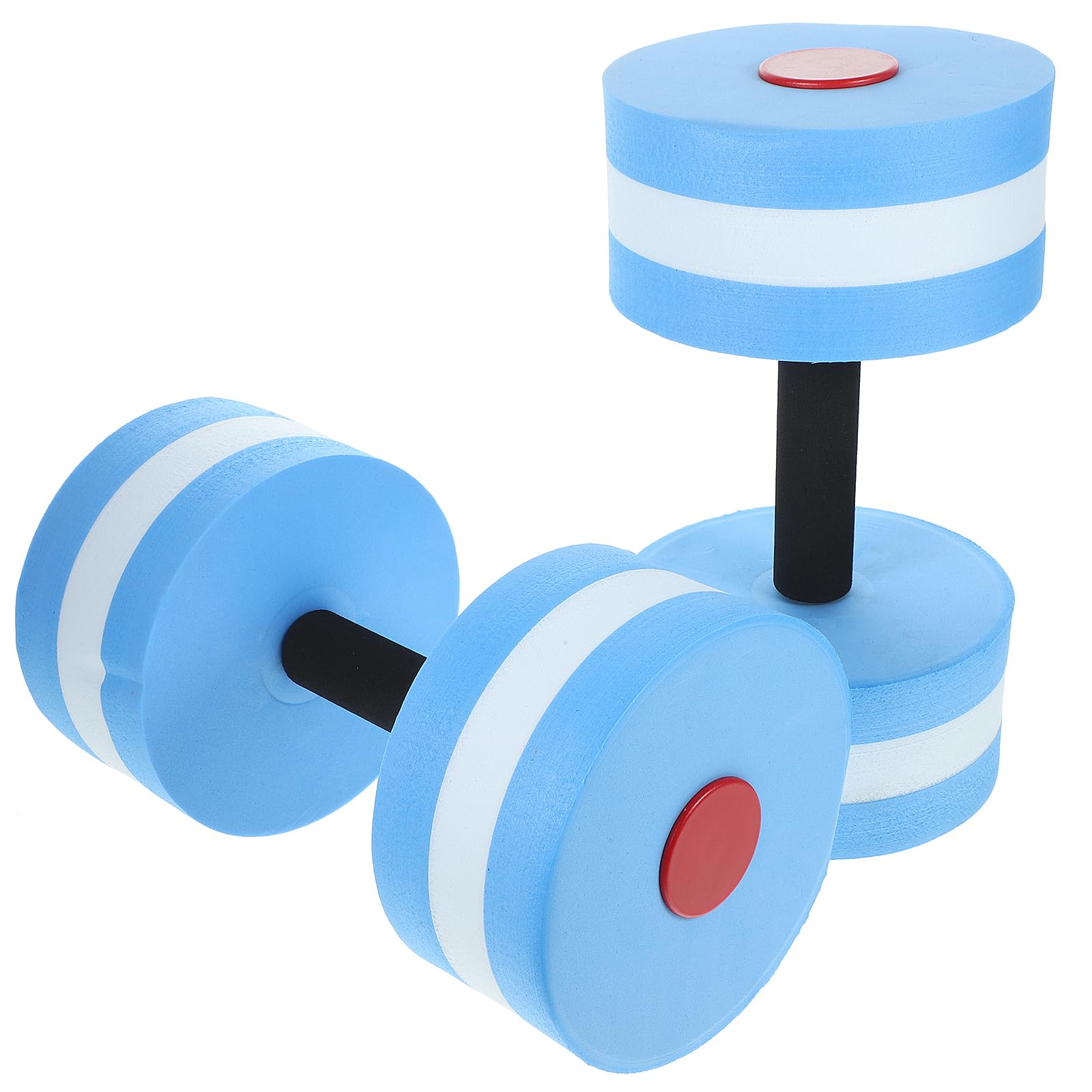 DECHOUS 2Pcs Aquatic Dumbbell Set - Water Weights for Pool Exercise, Water Aerobics & Strength Training - Foam Fitness Equipment for Muscle Building - Perfect for Swimming Pools, Home Workouts & Aquatic Therapy