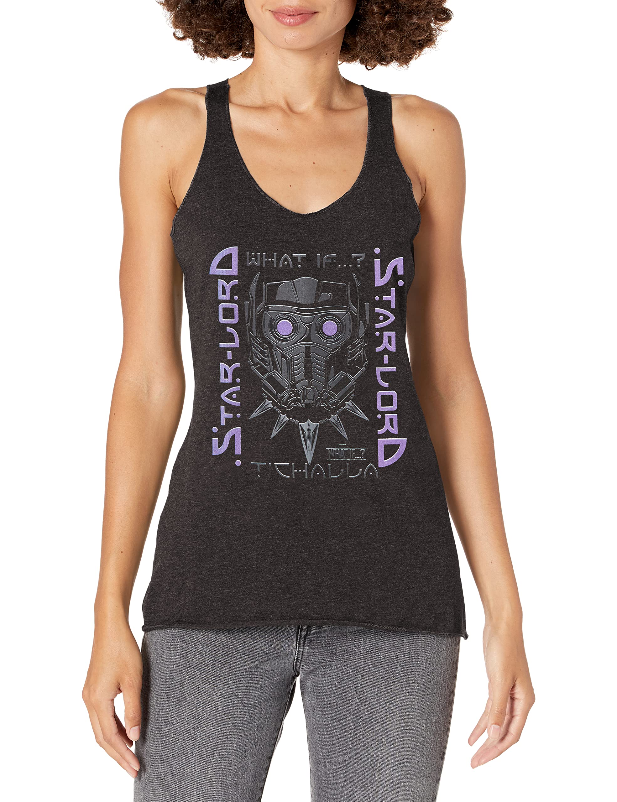 Marvel Avengers Superhero Women's Racerback Tank Top - Breathable Workout Shirt for Gym, Running & Casual Wear