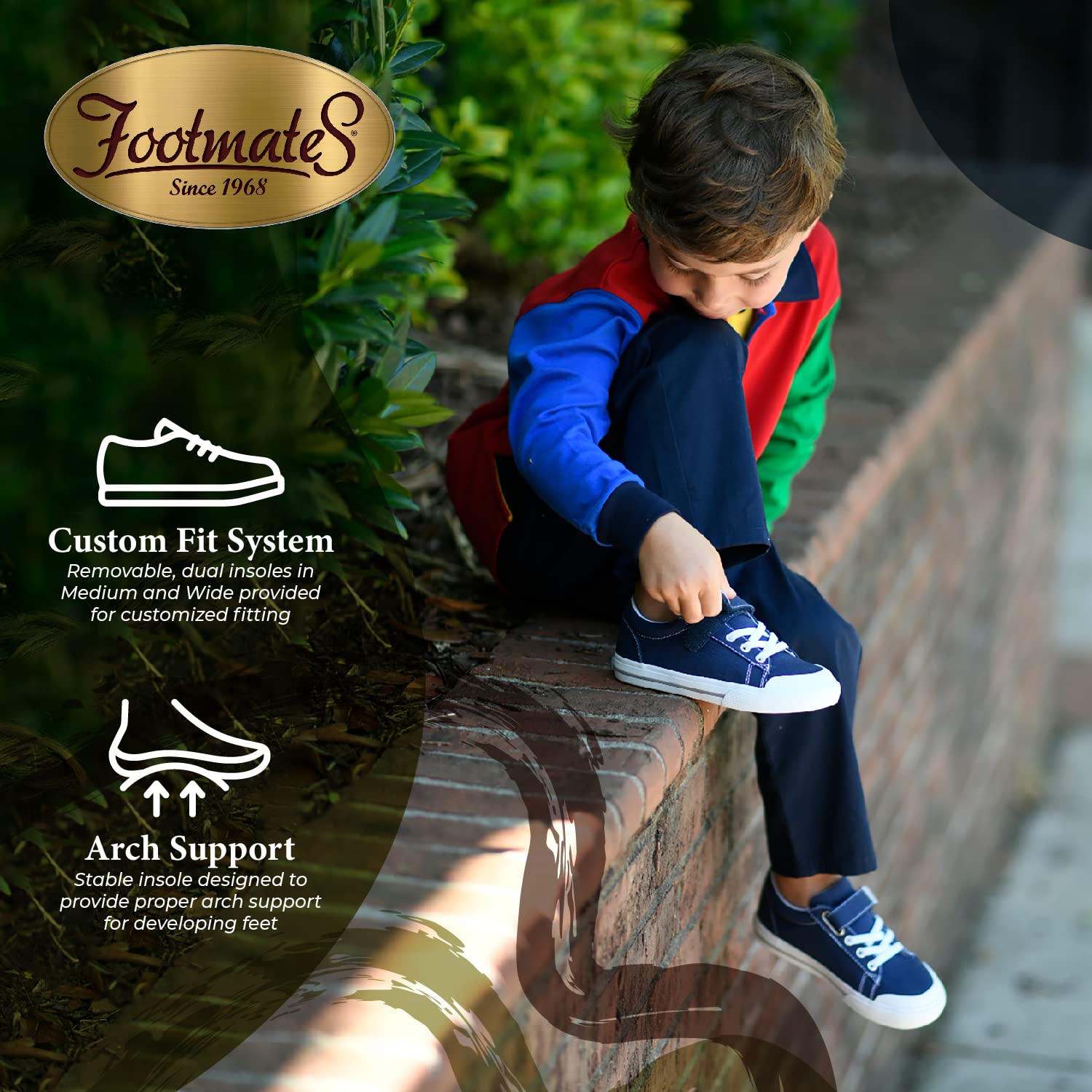 FOOTMATES Baby Boys Jordan Sneakers for Infants Toddlers & Little Kids - Comfortable Athletic Shoes for Playtime, School & Everyday Wear
