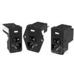 Power Entry Module with EMI/RFI Filter - 3 Position (115VAC/230VAC) 3A Switch/Fuse, Single Port - Ideal for Industrial Equipment & Medical Devices