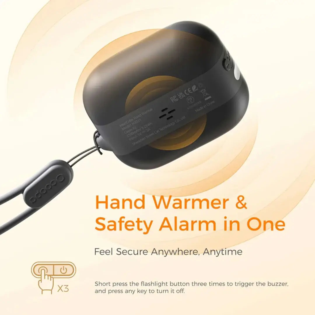 Ocoopa Rechargeable Hand Warmer - Portable Electric Heat Cube for Winter | Perfect for Outdoor Activities, Camping, Hiking & Cold Weather Use