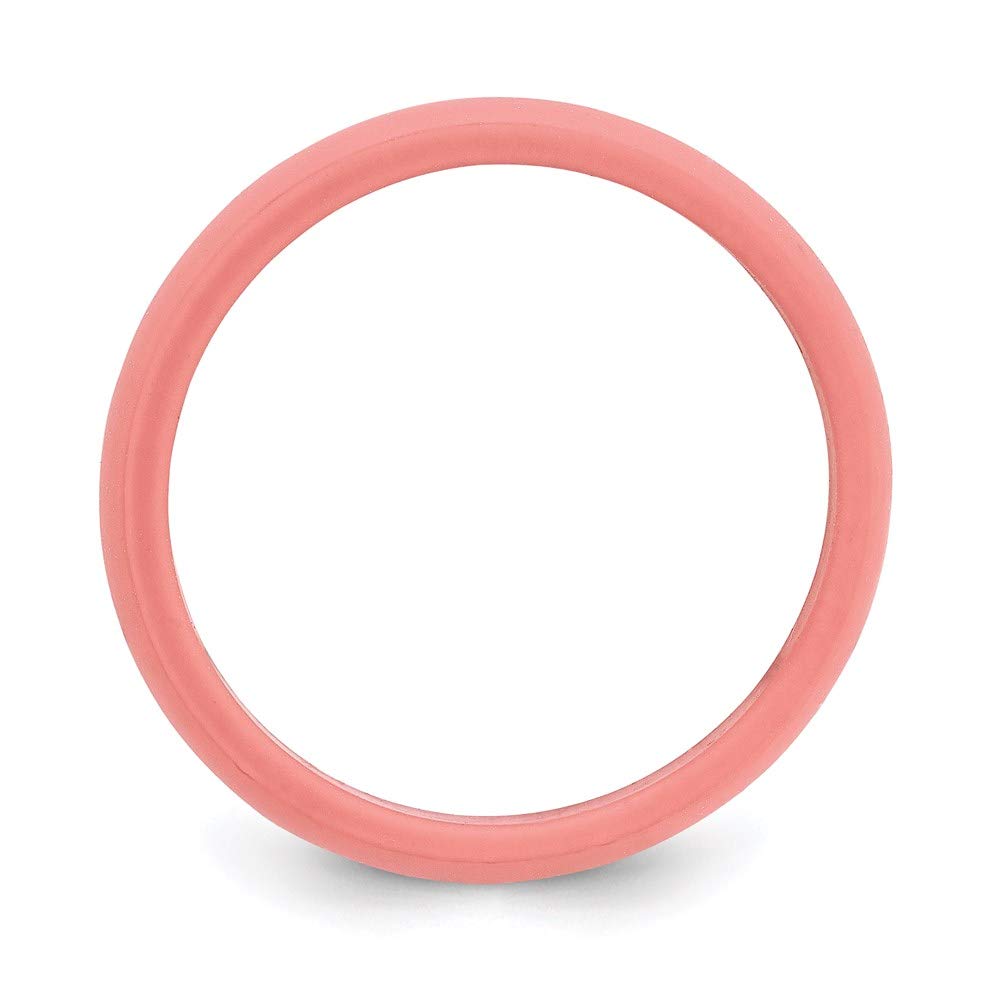 5.7mm Silicone Wedding Band Ring for Women - Bridal, Engagement & Everyday Wear