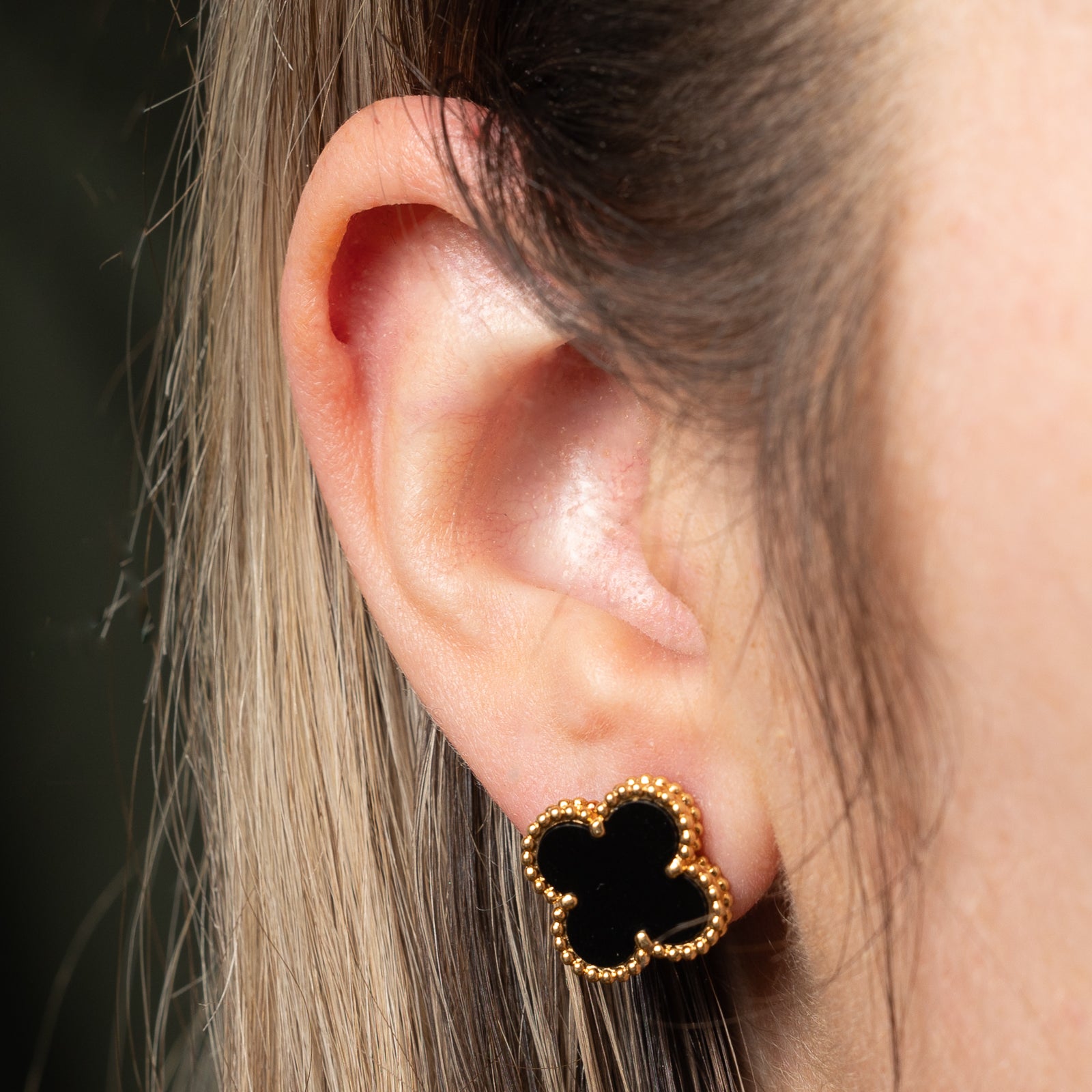 Van Cleef & Arpels Vintage Alhambra Earrings - 18K Yellow Gold & Mother of Pearl - 2.30 Carat Total Weight | Luxury Jewelry for Women | Perfect for Weddings, Parties & Special Occasions