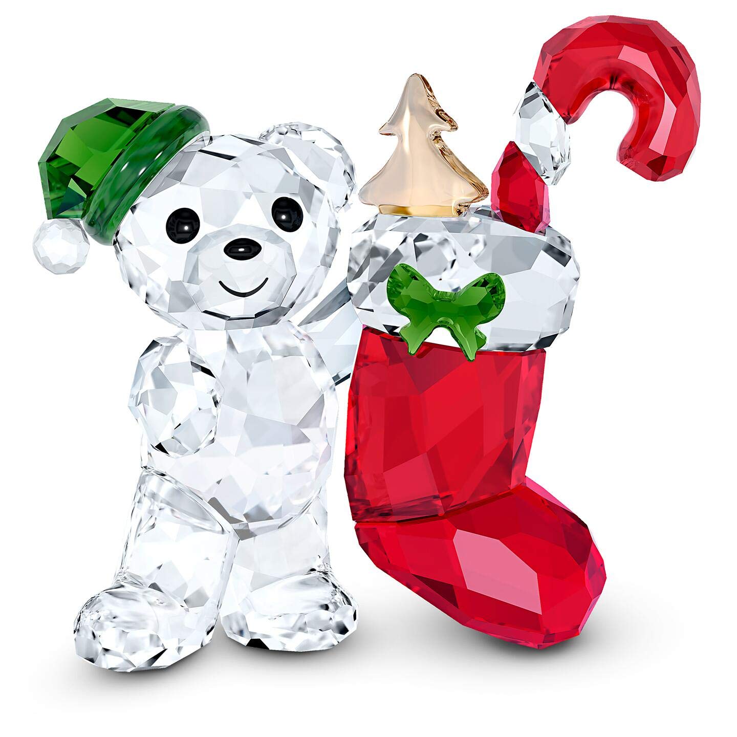 Swarovski Annual Edition Kris Bear Christmas 2020 Light Multicolor Crystal Figurine - Perfect Holiday Gift & Festive Home Decor for Christmas Tree, Mantel, or Gift Exchange