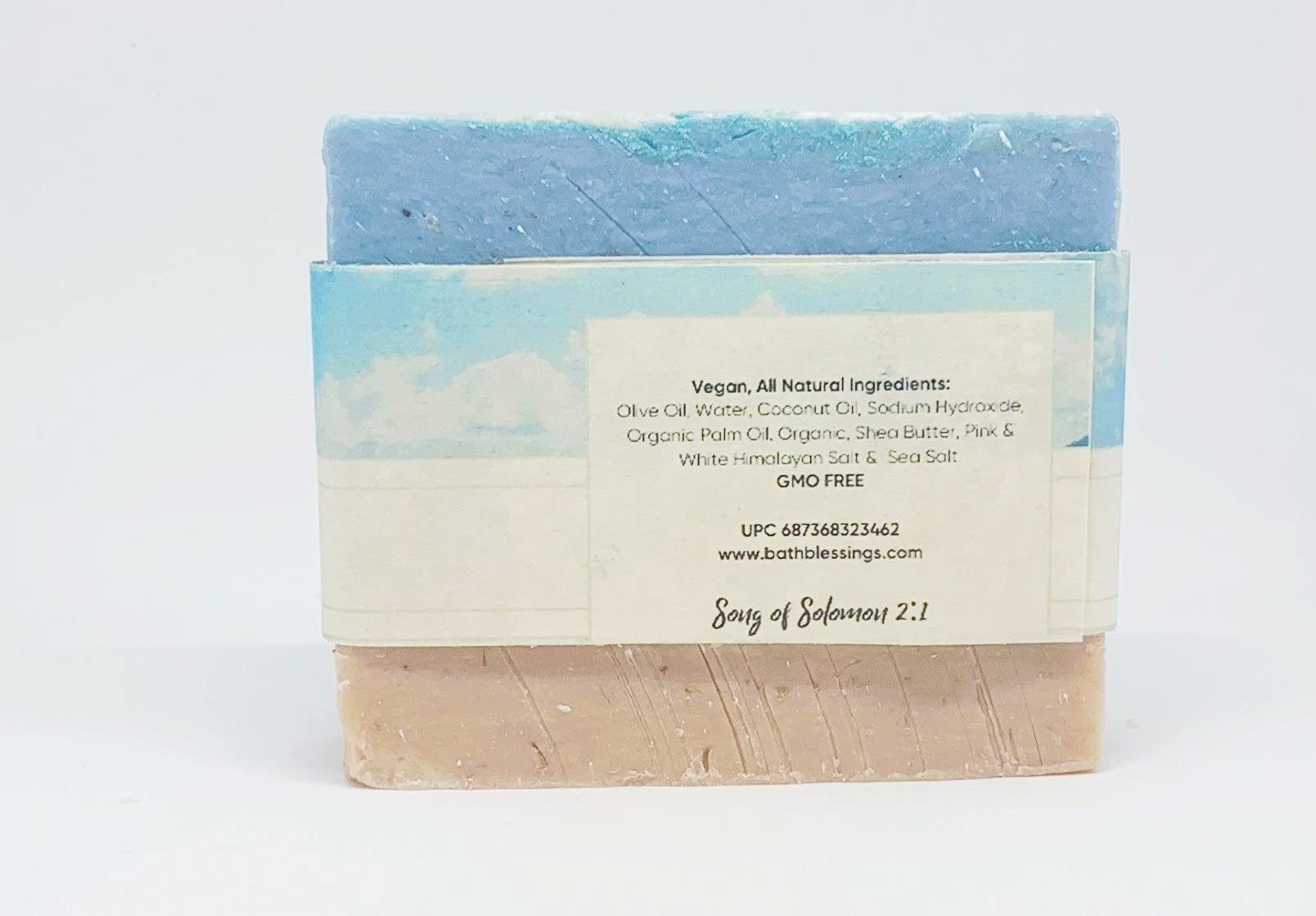 Bring the Beach Soap - Natural Handmade Soap with Coconut & Sea Salt for Spa, Vacation & Relaxation - Perfect for Beach Lovers, Travel & Home Bathroom Decor