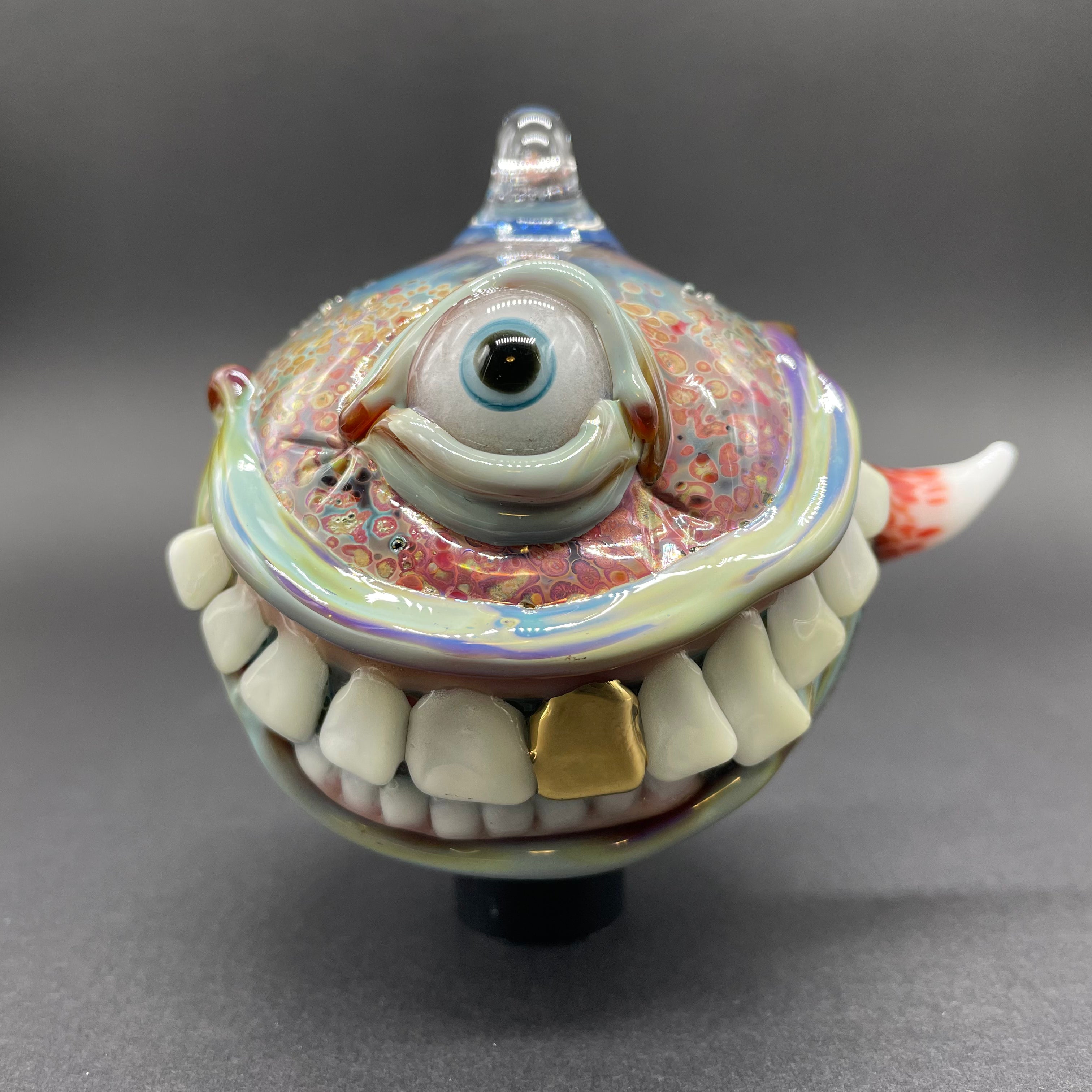 Smiling Cyclops Ornament - Unique Handmade Home Decor for Christmas, Halloween & Gifts | Perfect for Shelf, Desk & Party Decorations