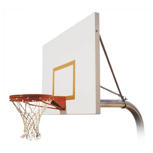 First Team RuffNeck Fixed Height Basketball Hoop - Adjustable Backboard for Kids & Adults - Perfect for Driveway, Backyard & Outdoor Play