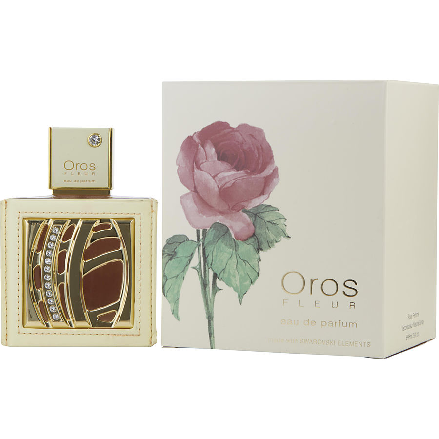Armaf Oros Fleur Women's Perfume 85ml EDP Spray with Swarovski Crystals - Luxury Floral Fragrance for Evening Wear & Special Occasions
