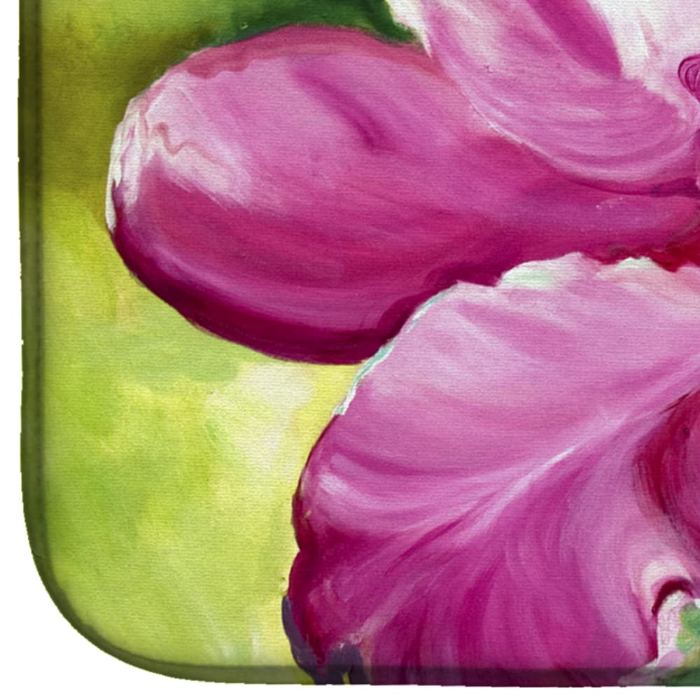 Orchid Dish Drying Mat - Absorbent Kitchen Counter Mat for Dishes | 14 x 21 Inch Multicolor | Perfect for Countertop Protection & Drying Utensils