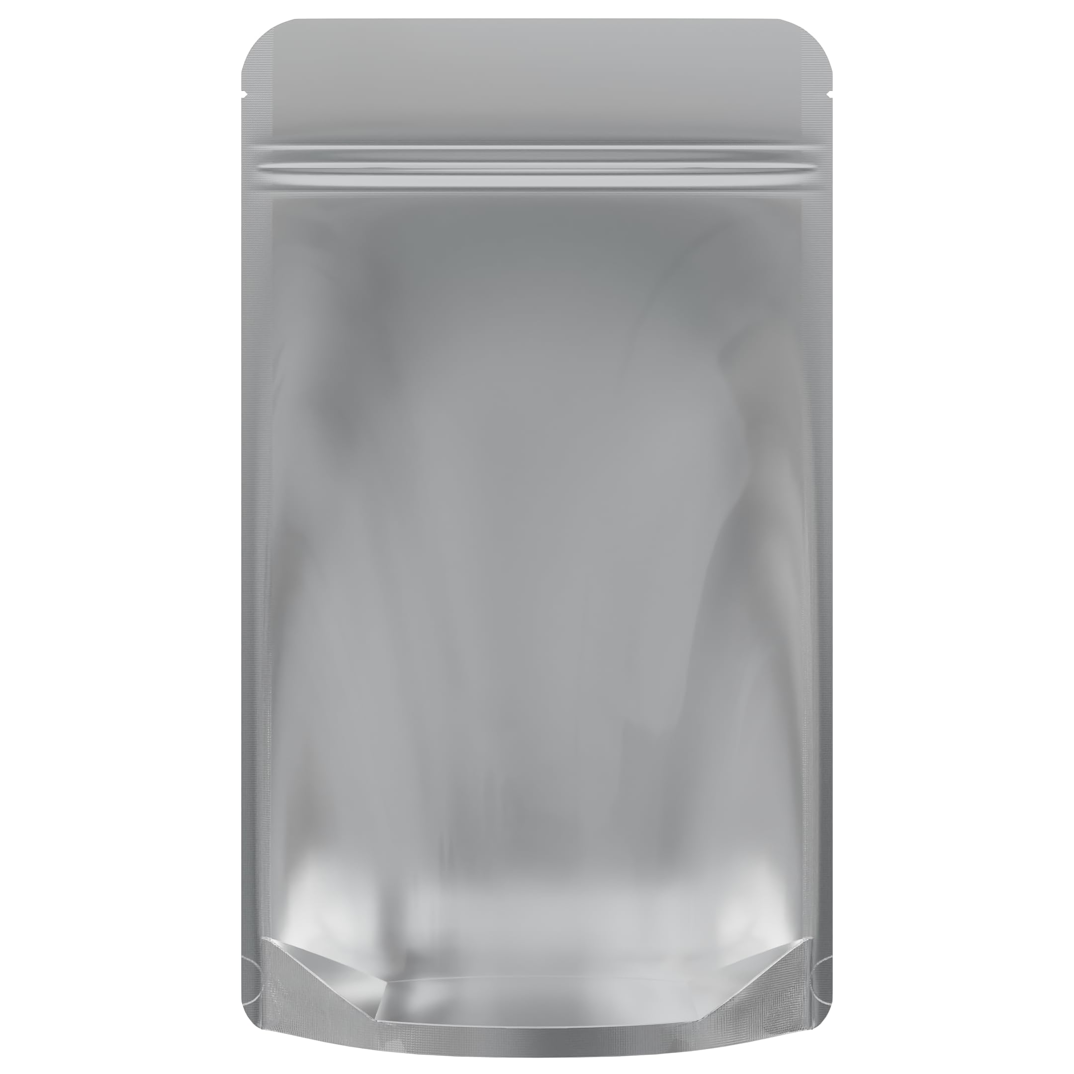 Premium Mylar Barrier Bags with Zipper & Heat Seal - 1000 Pack (Kraft/Clear, 1/2 Oz - 5