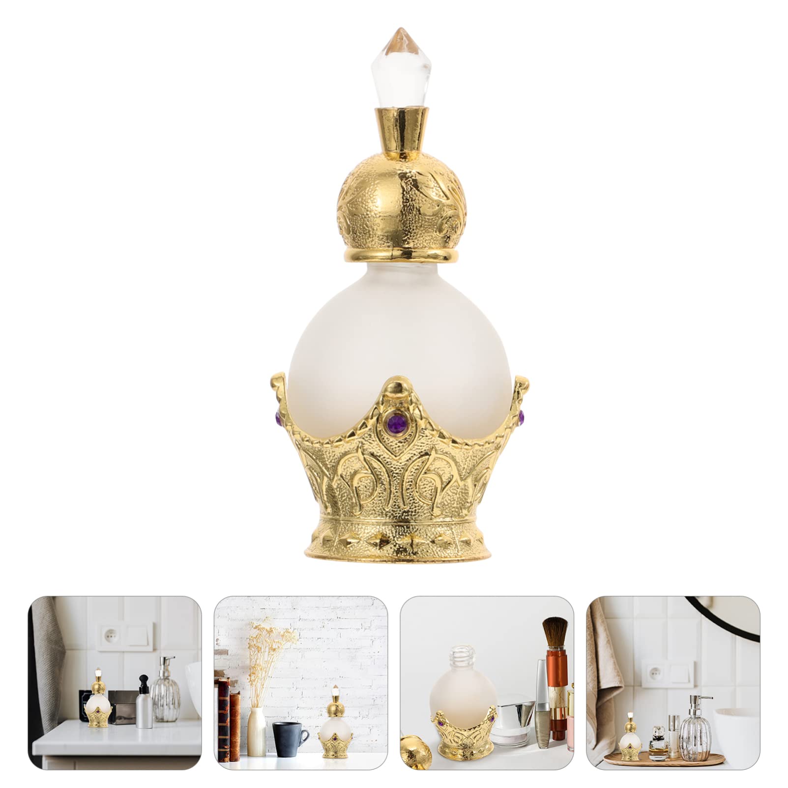 EXCLUZO Refillable Essential Oil Glass Bottles - Travel Perfume Bottles for Fragrance & Liquids | Perfect for Aromatherapy, DIY Perfumes & On-the-Go Use
