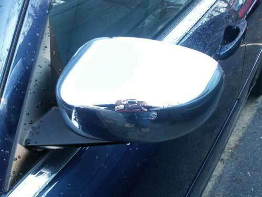 Chrome Plated ABS Plastic Mirror Cover Set for 2005-2010 Chrysler 300, 2006-2010 Dodge Charger, 2005-2008 Dodge Magnum - 2 Piece Replacement for Non-Painted Mirrors (MC45765) | Easy Installation & Enhanced Style Upgrade