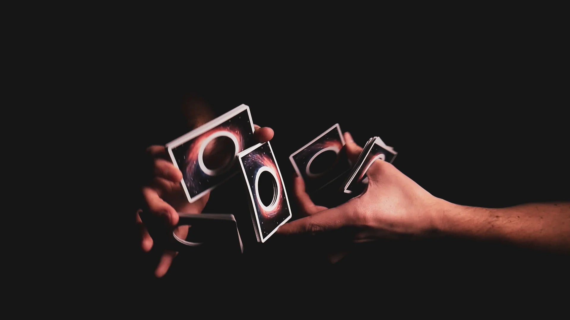 ORBIT BLACK HOLE Playing Cards - Premium Quality Poker Cards for Magic Tricks, Cardistry & Casino Games - Perfect for Card Players, Magicians & Collectors