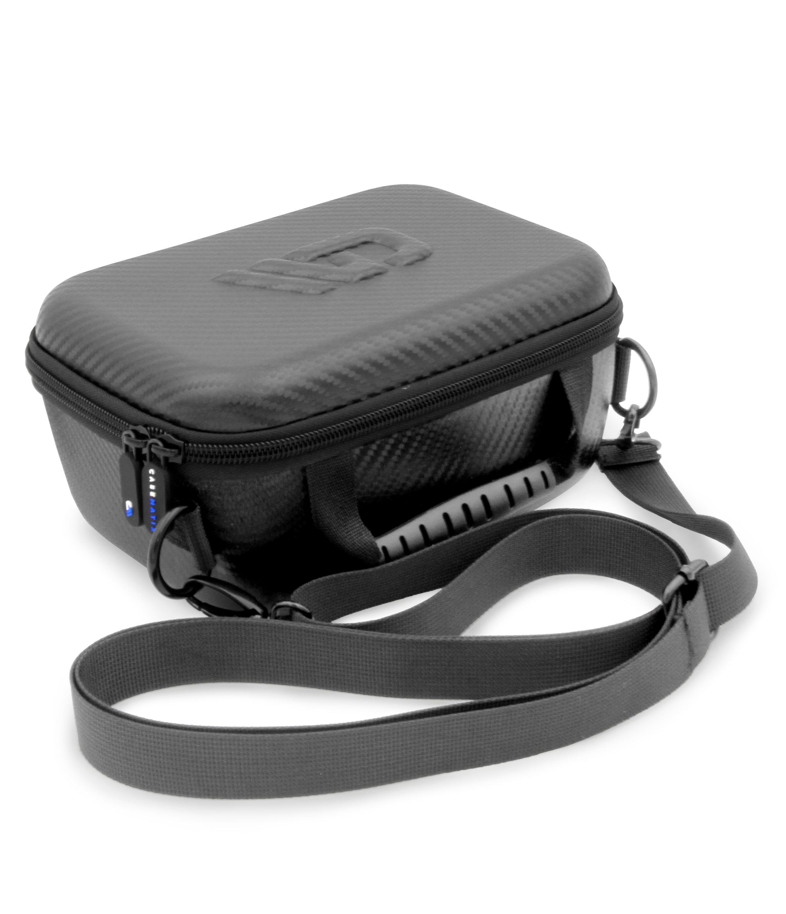 CASEMATIX 8 Hard Shell EVA Travel Case with Shoulder Strap & Padded Divider - Fits 7