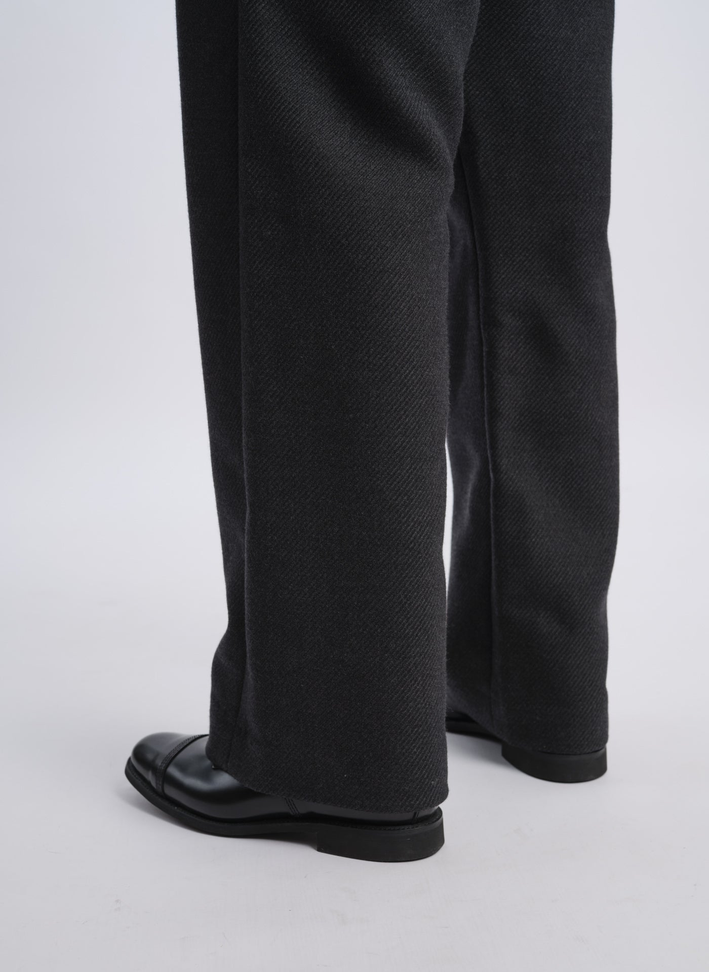 Premium Marzotto Wool Straight Full-Length Officer Pants for Men - Classic Dress Pants for Business, Office & Formal Occasions
