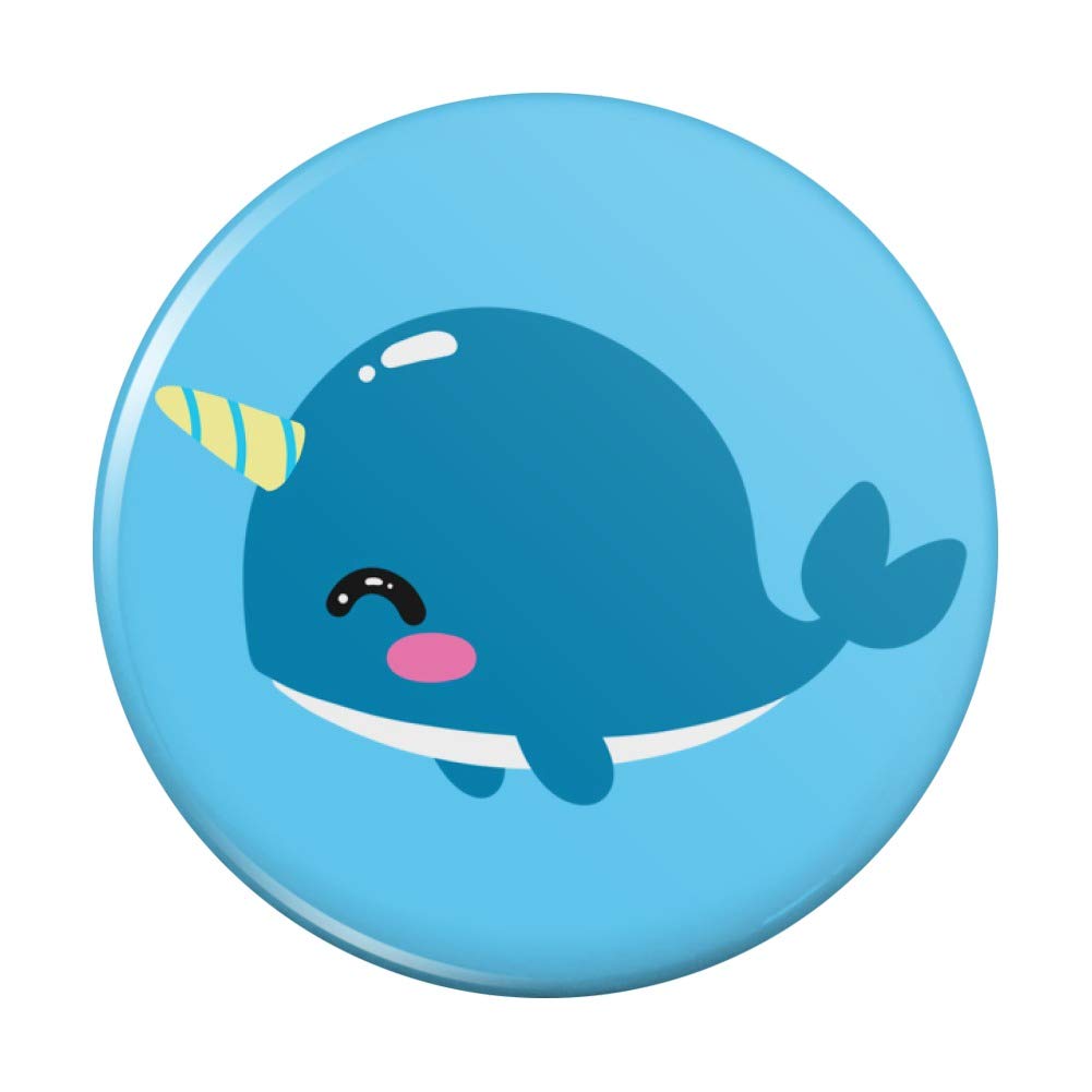 Adorable Kawaii Baby Narwhal Fridge Magnet - Cute Cartoon Kitchen Refrigerator Decor - Perfect for Home, Office, Locker & Gift Giving