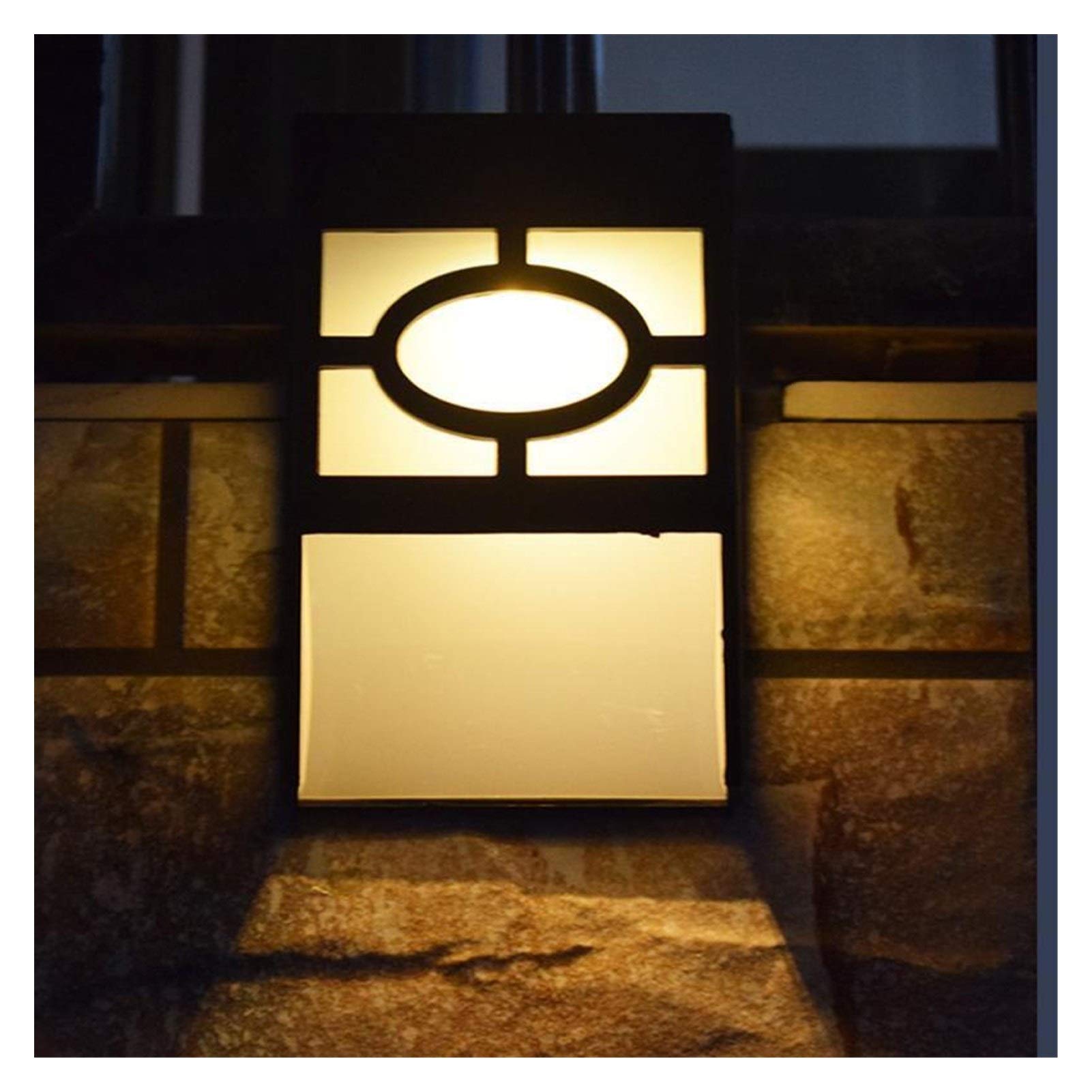 Vintage Solar Wall Sconce - 2 LED Outdoor Solar Light for Garden, Pathway, Fence & Yard - Waterproof Warm White Lighting (115x90x50mm) - Perfect for Patio, Deck, Porch & Landscape Decor