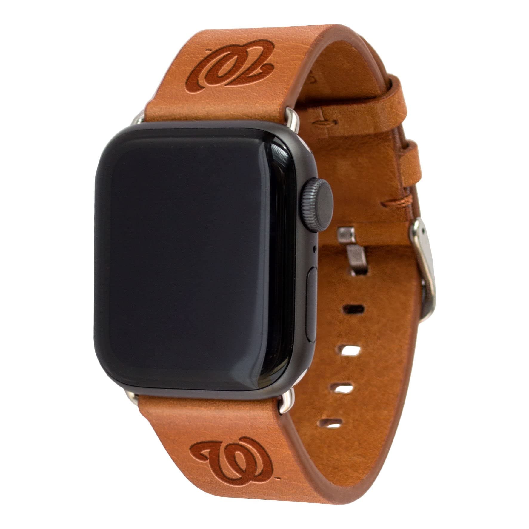 Washington Nationals Premium Leather Band for Apple Watch - Stylish & Durable Sports Accessory for Fans, Workouts & Everyday Wear