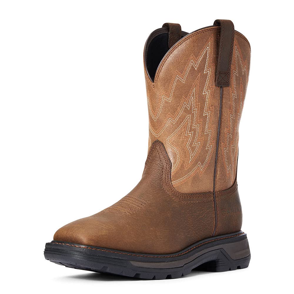 Ariat Men's Big Rig Work Boot - Waterproof Steel Toe, Slip Resistant, Comfortable for Construction & Heavy Duty Work | Perfect for Outdoor Jobs, Ranch Work & Industrial Safety