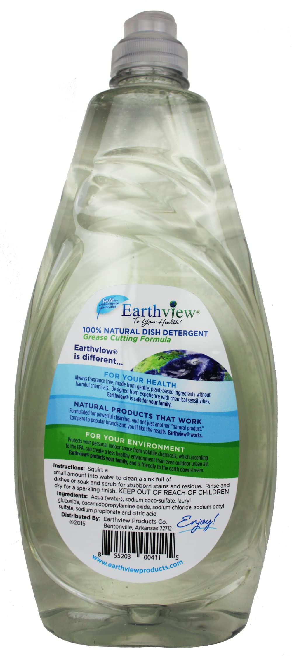 Fragrance Free & Hypoallergenic Liquid Dish Soap - 2 Pack (48 Fl Oz) | Sulfate & SLS Free, Non-Toxic, Plant-Based Formula for Sensitive Skin | Eco-Friendly & Naturally Derived | Perfect for MCS, EI, MI & Chemical Sensitivities | Ideal for Daily Dishwashing & Gentle on Hands