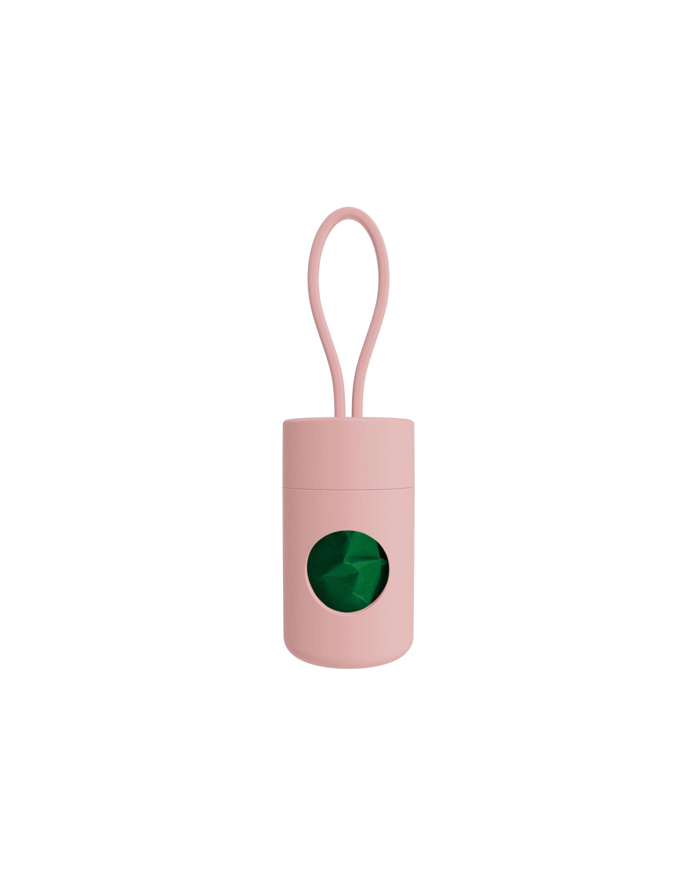 Biodegradable Dog Poop Bag Holder with Clip - Leash Attachment for Easy Waste Cleanup During Walks, Hiking, and Travel