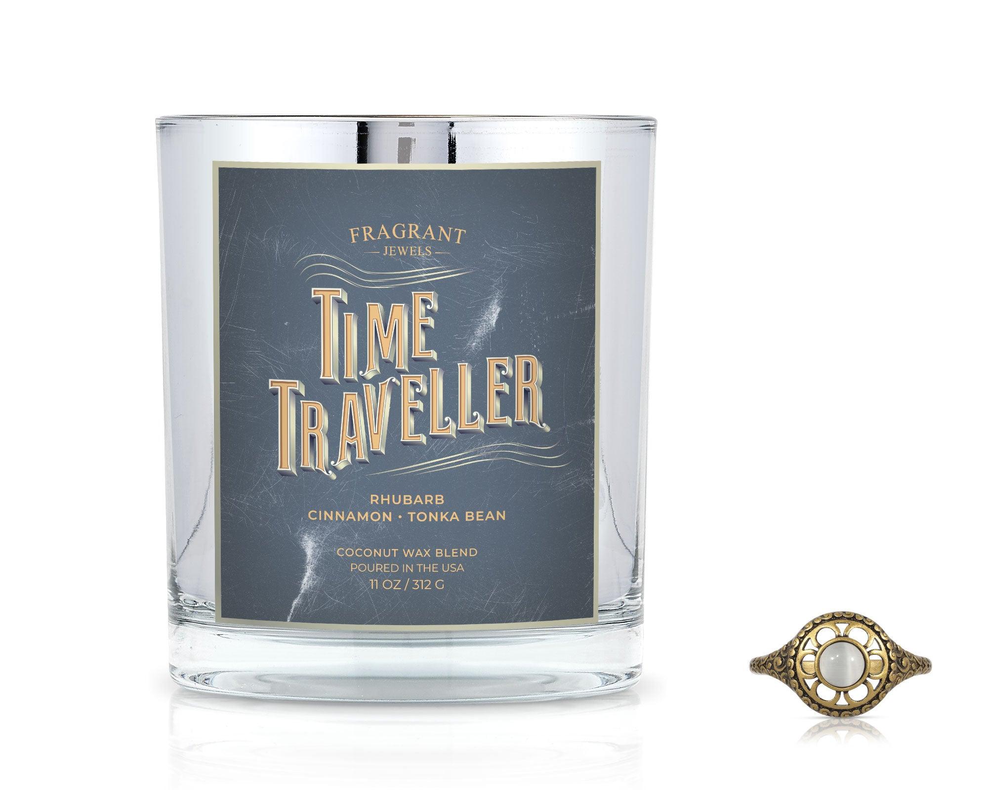Time Traveller Jewelry Candle with Hidden Ring - Romantic Gift for Women, Birthday, Anniversary, Valentine's Day - Perfect for Home Decor, Spa Relaxation & Special Occasions