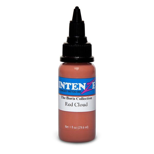 Intenze Boris Series Red Cloud Tattoo Ink - Professional Body Art Ink for Tattoo Artists & Permanent Makeup - Perfect for Sleeves, Cover-ups & Cosmetic Tattooing