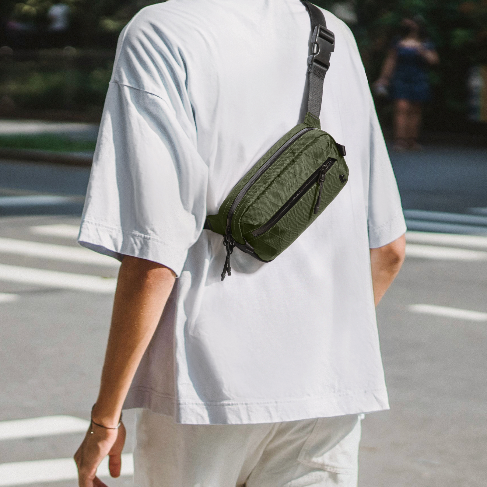 Aviator T35 X-Pac Chest Bag - Durable Crossbody Sling Pack for Outdoor, Travel & Everyday Use - Water-Resistant & Lightweight Design