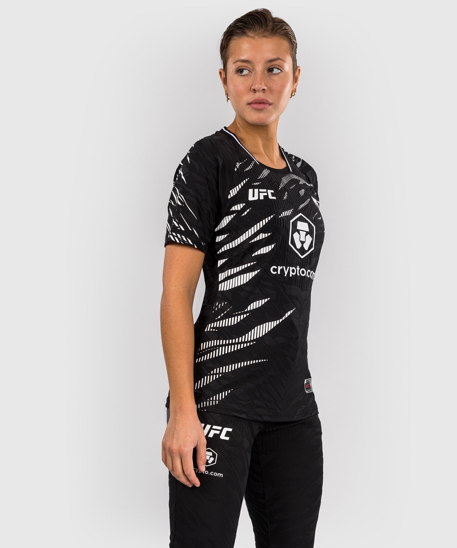 Venum UFC Fusion Authentic Personalized Women's Fight Night Walkout Jersey - Black | MMA Training & Competition Outfit