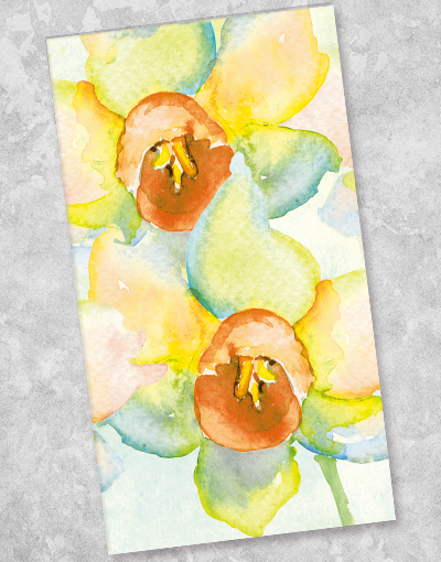 Daffodil Dream Guest Towel Napkins (40 Count) - Premium Cotton Bathroom & Kitchen Towels for Parties, Weddings, and Home Decor