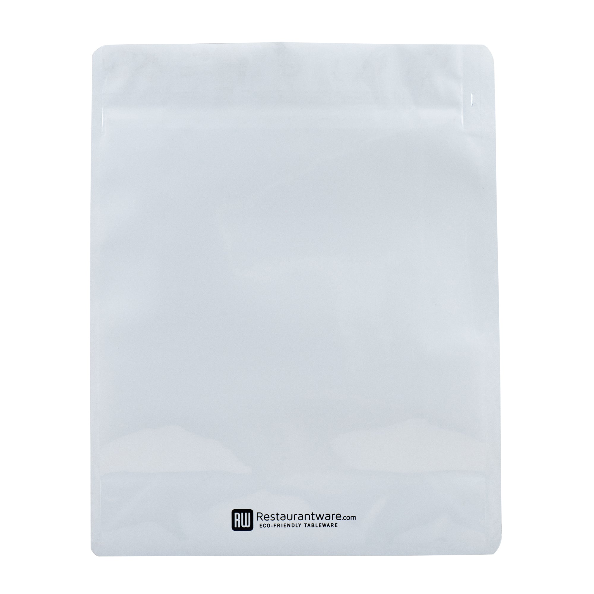 Premium White Plastic Large Snack Bags - Double Seal, Rip Lock & Heat Sealable (9.5