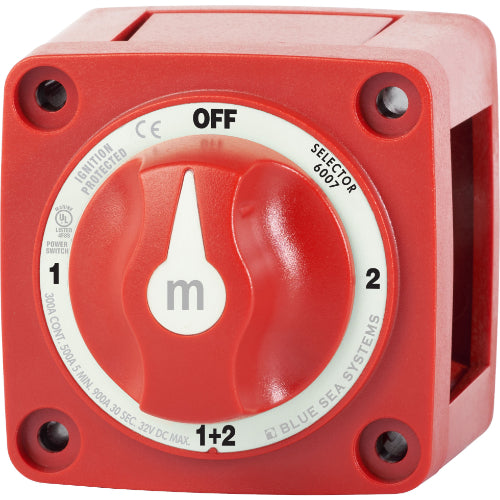Blue Sea Systems Battery Switches - Marine & RV Battery Disconnect Switches for Boats, Cars, and Off-Grid Power Systems | Heavy Duty Battery Isolator & Safety Switch