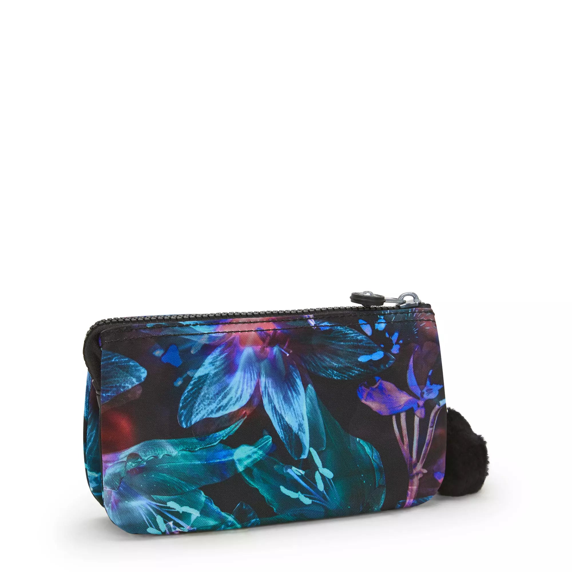 Kipling Creativity Large Printed Pouch - Spectral Orchid Flower Design Cosmetic Bag for Women | Travel Makeup Organizer, Gym Essentials Storage, School Supplies Case