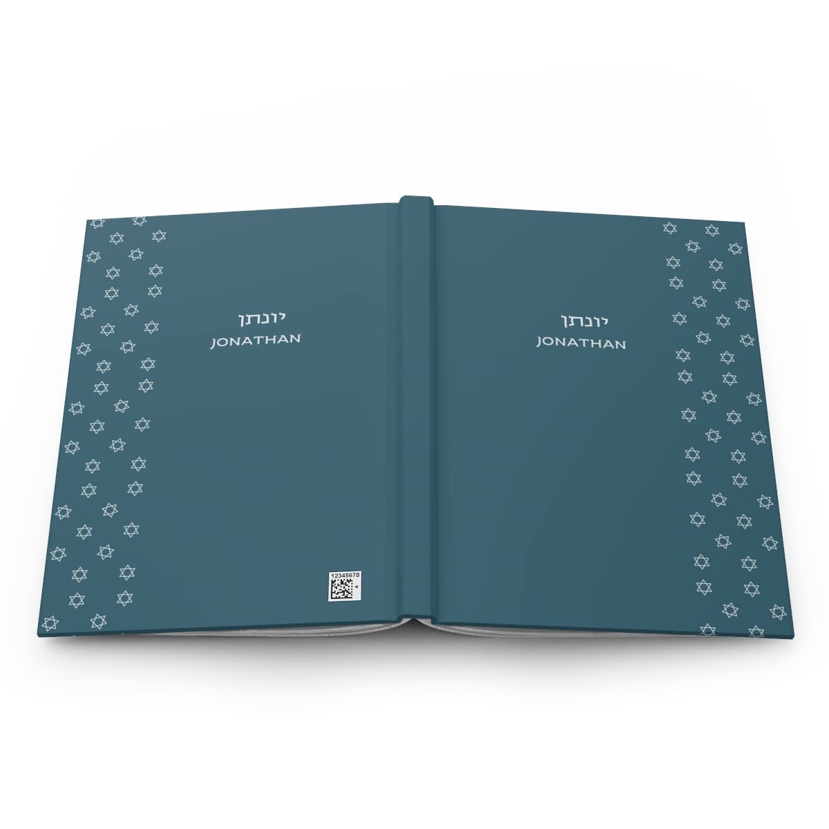 Personalized Hebrew Name Notebook - Custom Jewish Gift for Bar Mitzvah, Bat Mitzvah & Jewish Holidays - Perfect for Writing, Journaling & Torah Study