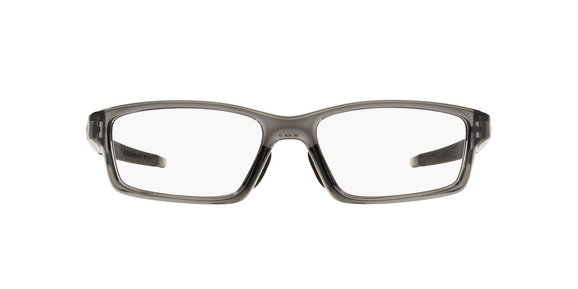 Oakley Men's Ox8041 Crosslink Pitch Asian Fit Rectangular Prescription Eyeglass Frames - Lightweight & Durable for Sports, Driving & Everyday Wear