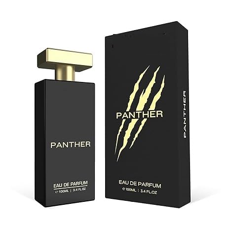 Panther Eau De Parfum for Men - 100ml Premium Long Lasting Fragrance with Patchouli & Musky Notes | Best Cologne Gift for Date Night, Office & Special Occasions