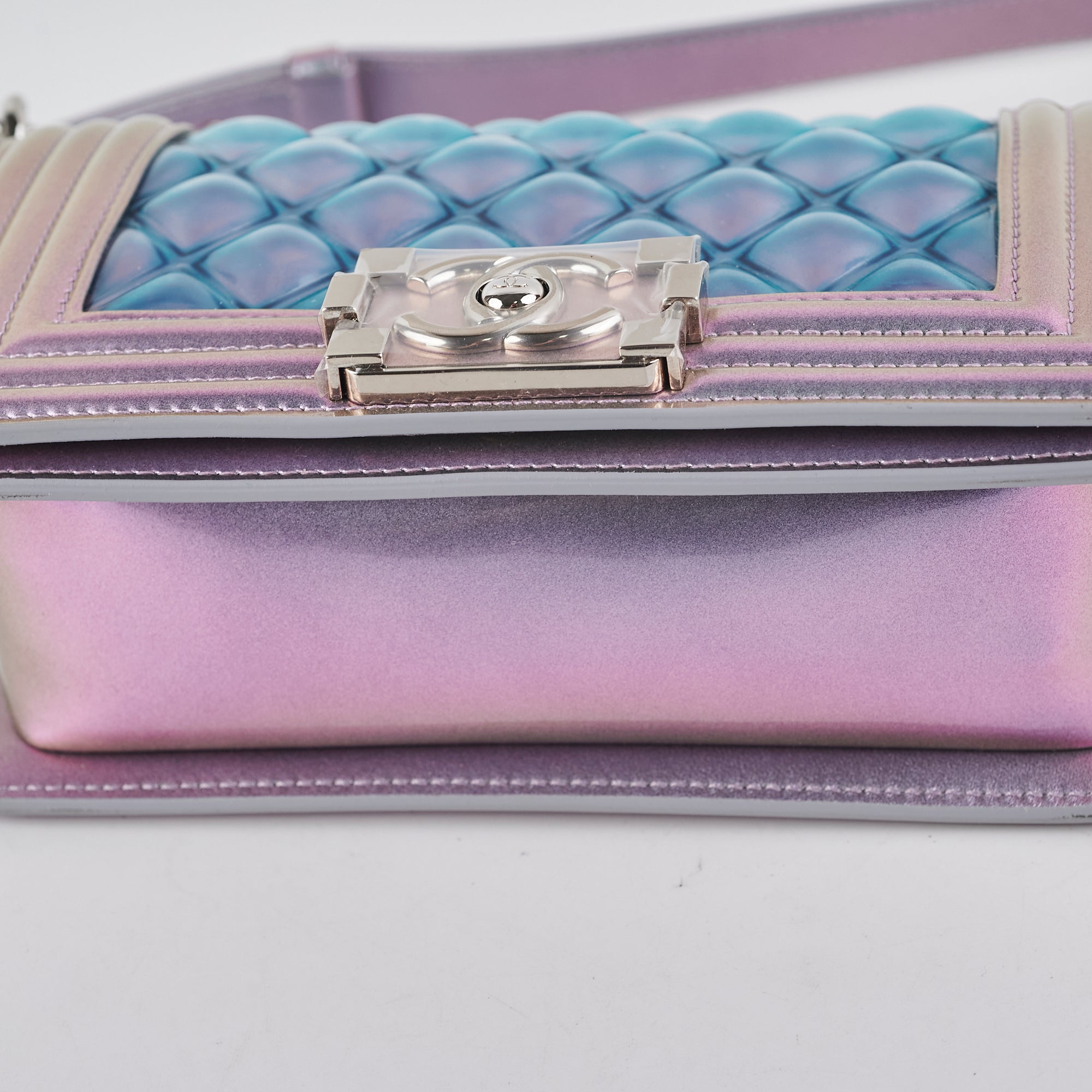 Chanel Small Boy Bag in PVC Mermaid Design - Stylish Crossbody Purse for Women, Perfect for Parties, Dates & Everyday Use
