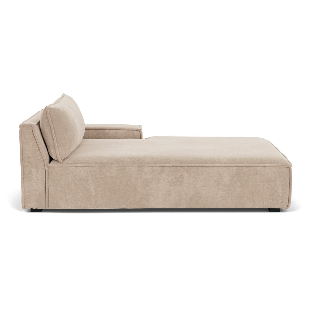 Stylish Daphne Fabric 1-Seater Right Chaise Modular Sofa - Perfect for Small Living Rooms, Apartments & Cozy Spaces