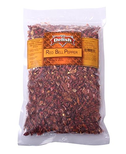 Dehydrated Dried Red Bell Pepper 10 lbs Bulk Bag – All Natural Chopped Vegetable Spice Seasoning – Sealed for Freshness – Perfect for Cooking, Baking, Soups & Spice Blends