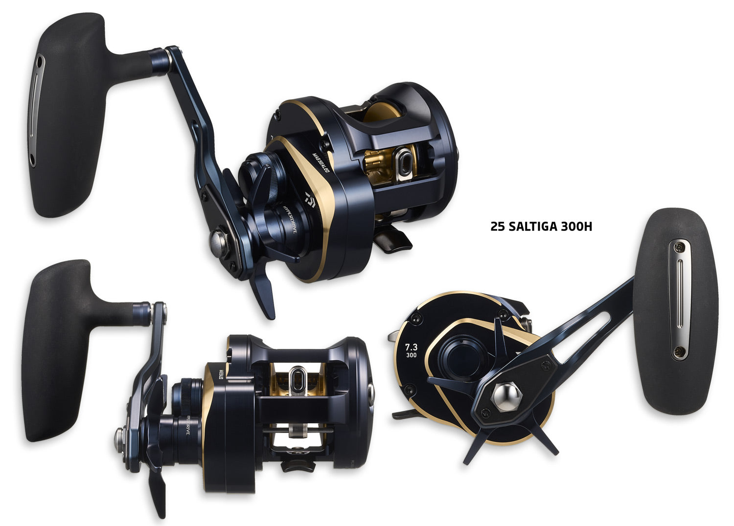 Saltiga 300H & 300HL Fishing Reels - 25 Pack for Saltwater & Freshwater Anglers | Perfect for Offshore, Inshore, and Deep Sea Fishing Adventures