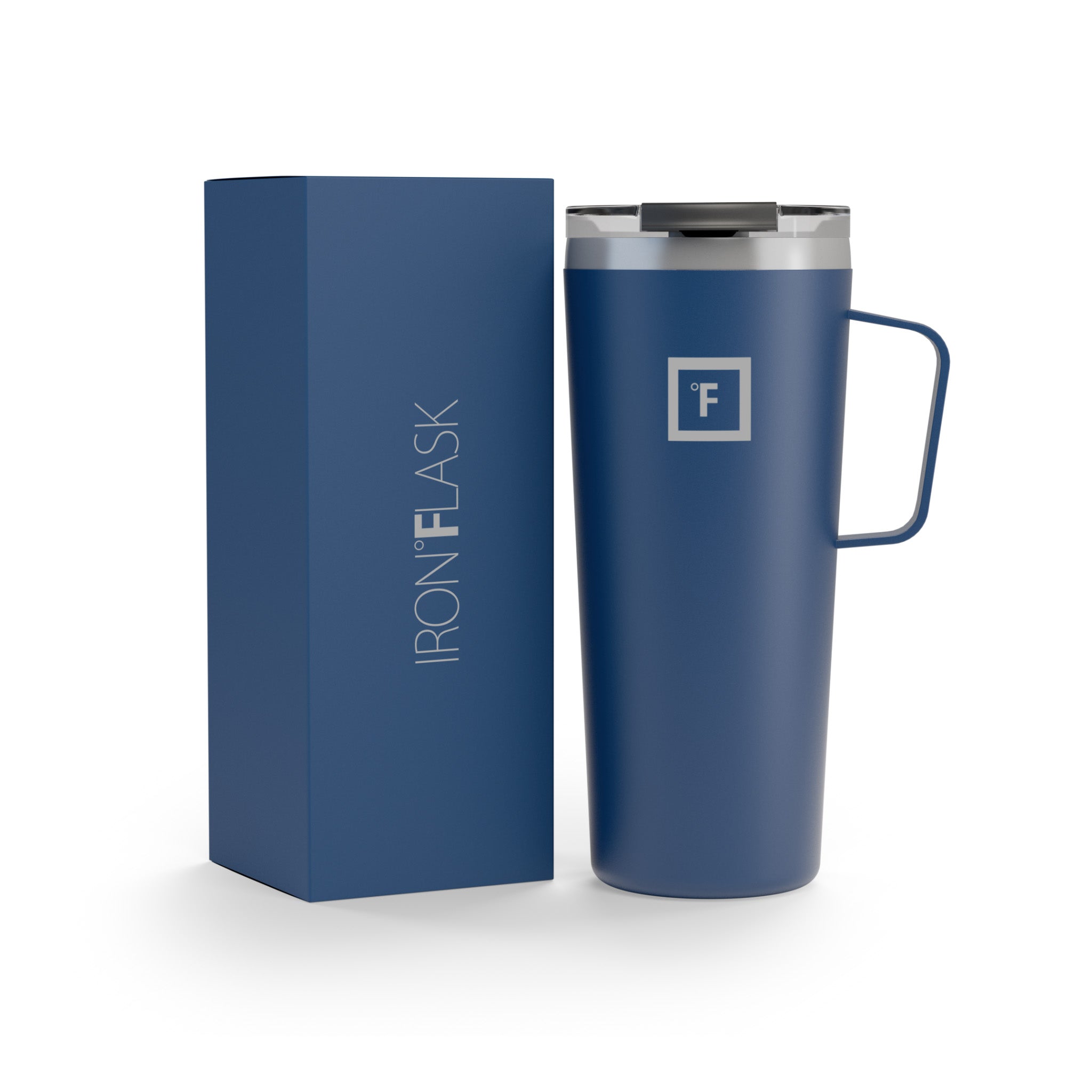 24 Oz Insulated Coffee Mug with Non-Slip Grip - Perfect for Hot & Cold Drinks at Home, Office or Travel