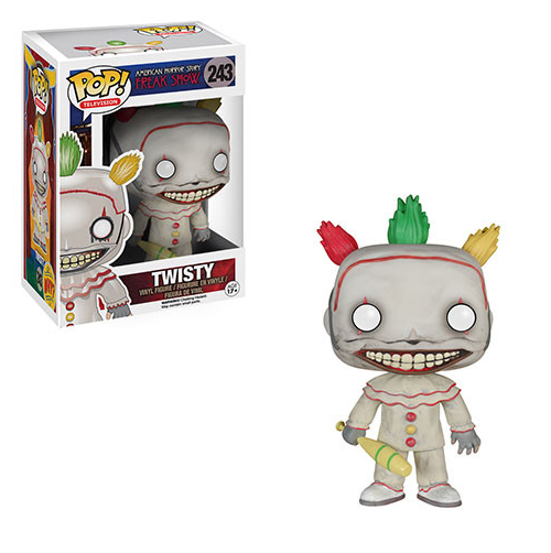 Funko Pop! American Horror Story Twisty The Clown #243 Collectible Vinyl Figure - Horror Movie Merchandise for Fans & Collectors | Perfect for Display, Gifts & Halloween Decor