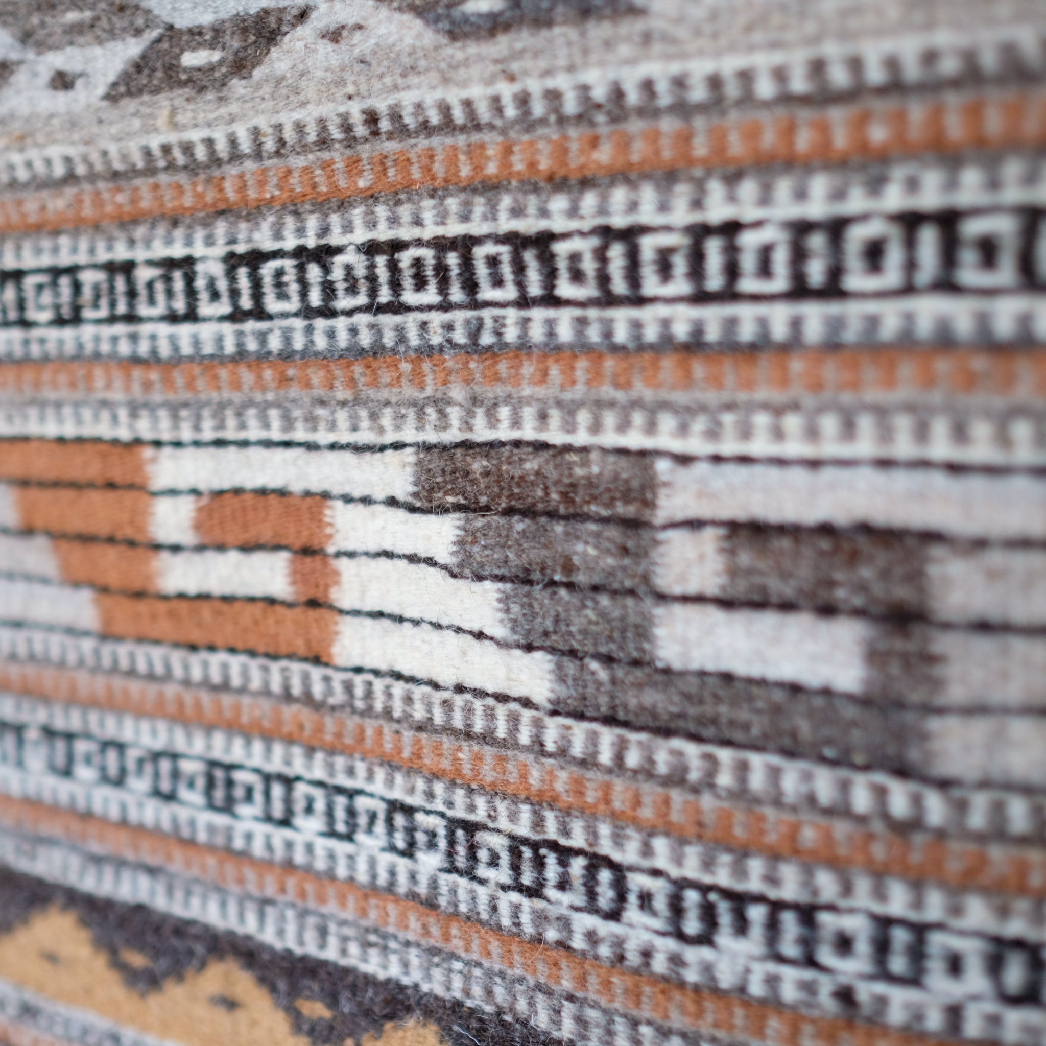 Handmade Naturally Dyed Wool Rugs 2' x 3.75' - Traditional Mexican Weaving by La Cúpula Rug Gallery & Demetrio Bautista Lazo - Perfect for Boho Living Room, Bedroom Decor & Cozy Home Accents
