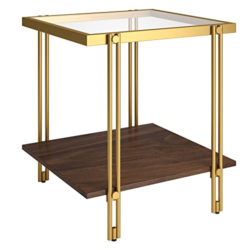 Brass/Walnut
