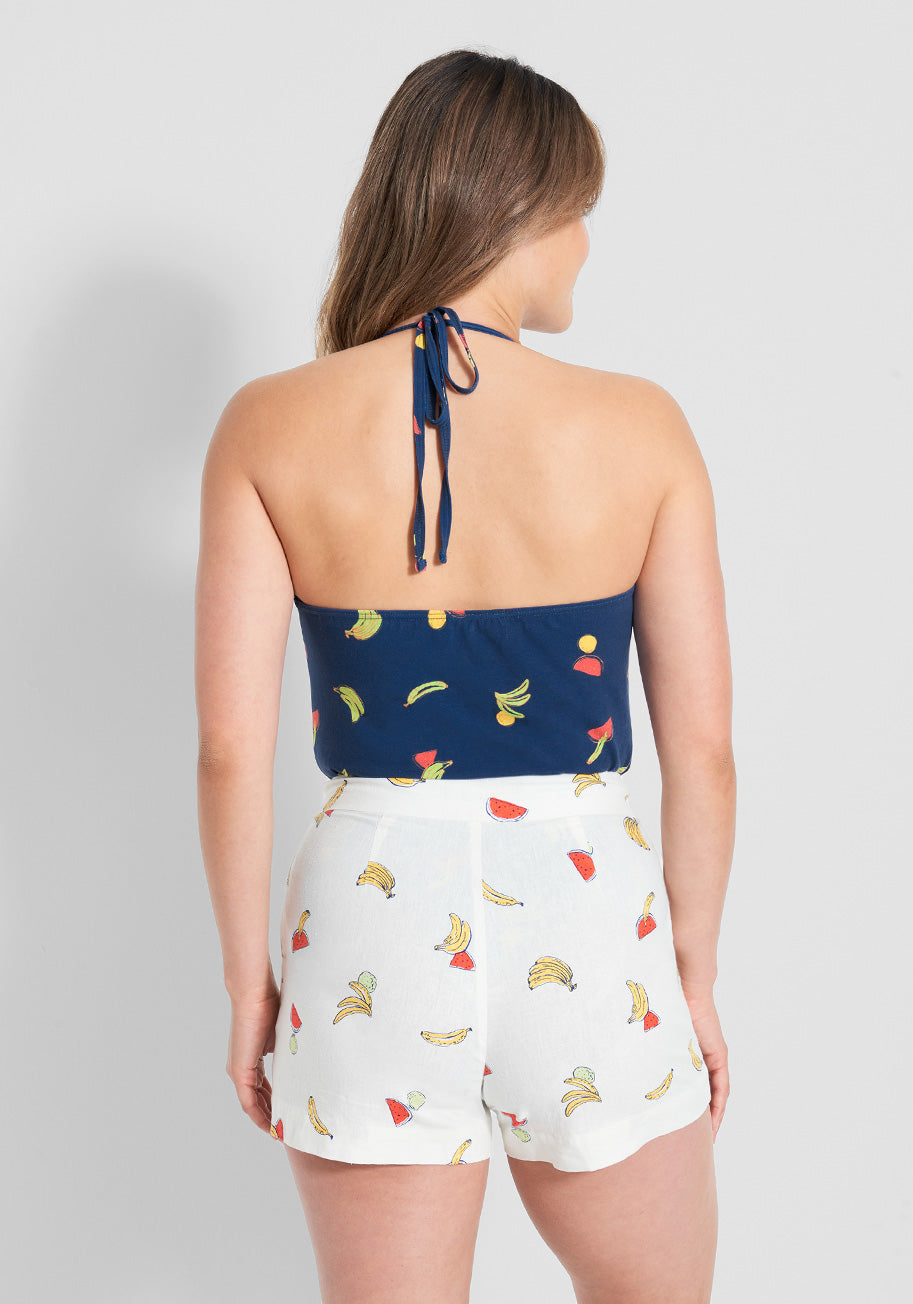 Last Summer a DJ Saved My Life Halter Bodysuit - Sexy Women's One Piece Swimsuit for Beach, Pool Party & Summer Vacation