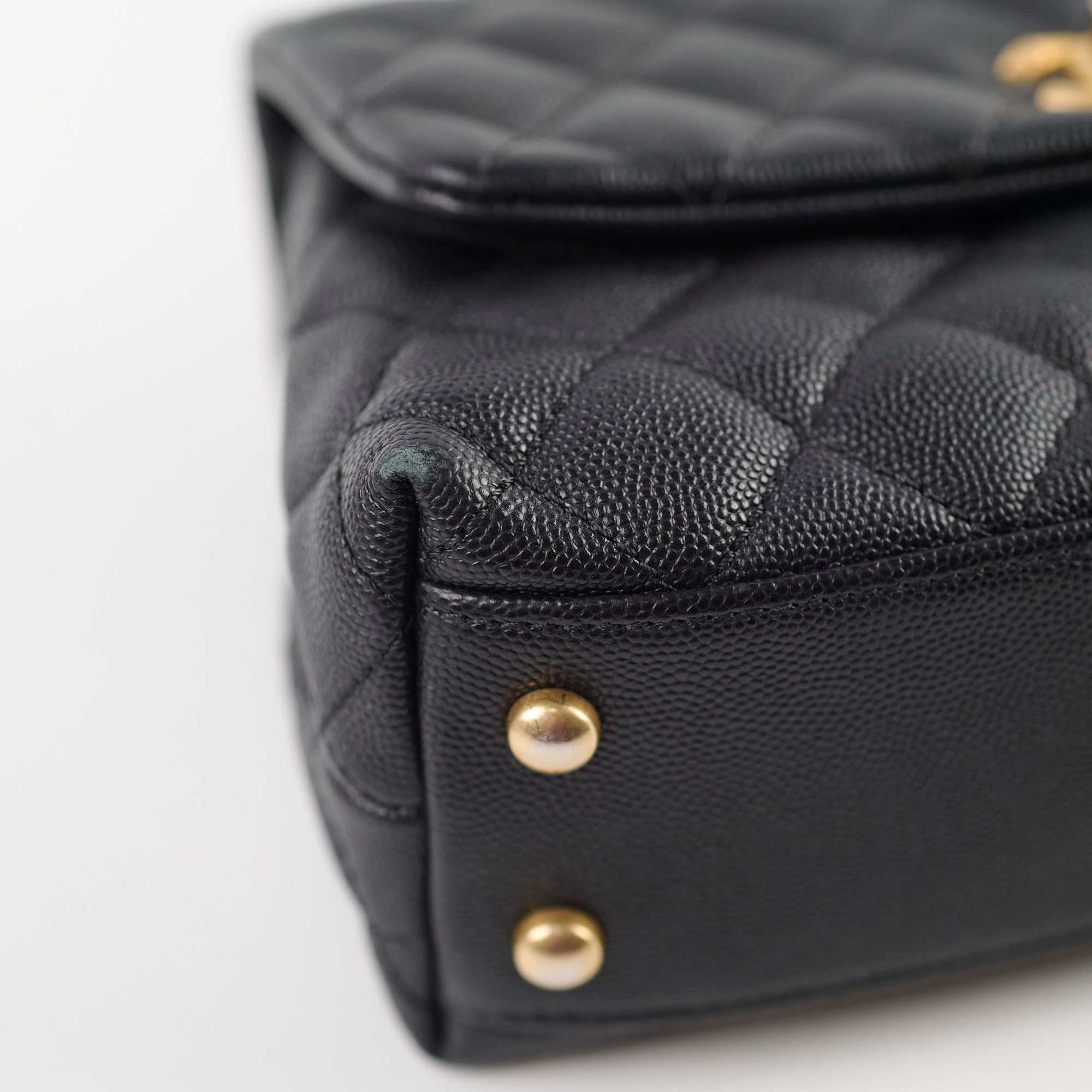 Chanel Small Coco Handle Bag in Black Caviar Leather - Perfect for Evening Events & Luxury Fashion Accessories