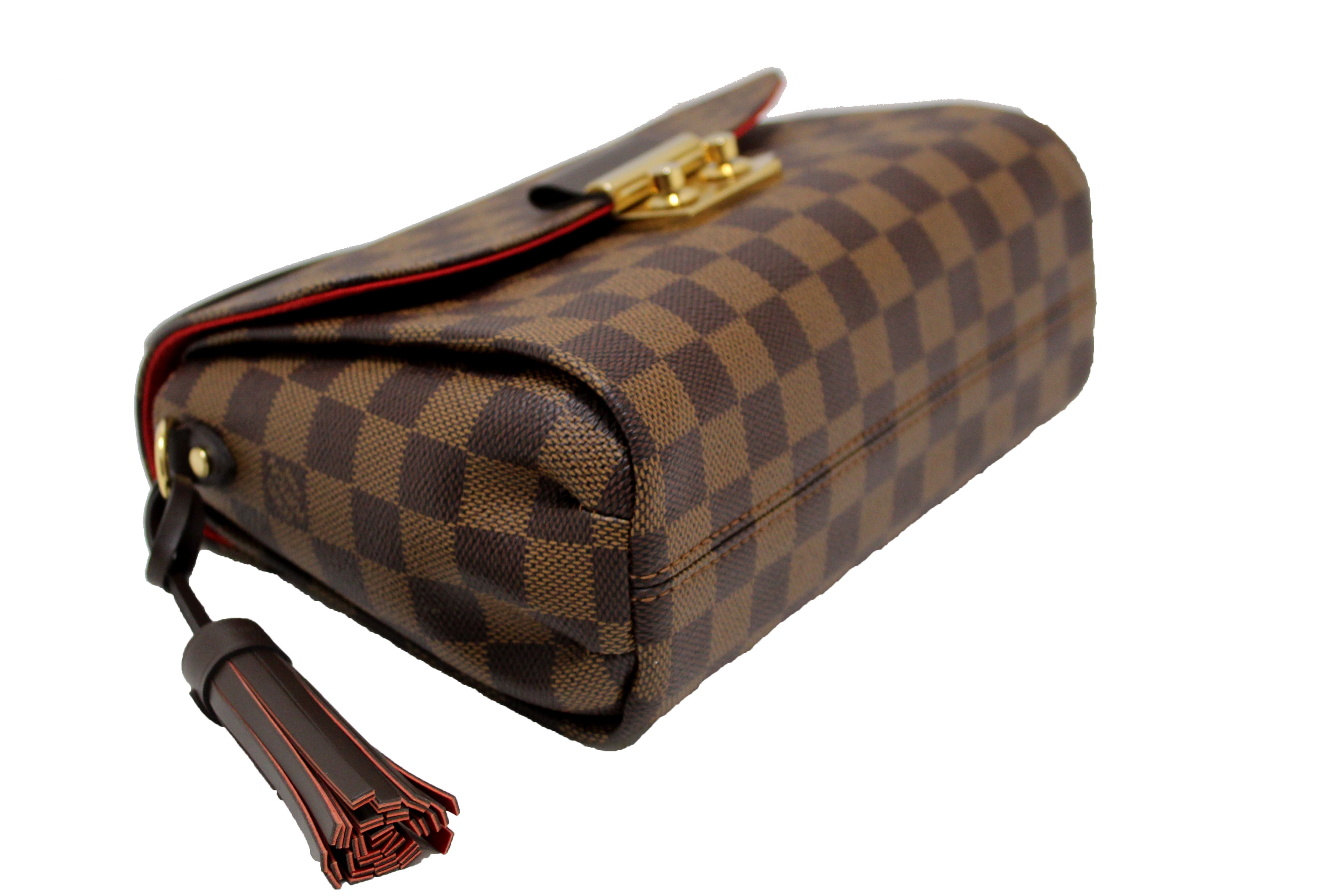 Authentic Louis Vuitton Damier Ebene Croisette Crossbody Bag - Luxury Designer Handbag & Messenger Purse for Women | Perfect for Work, Travel & Everyday Use
